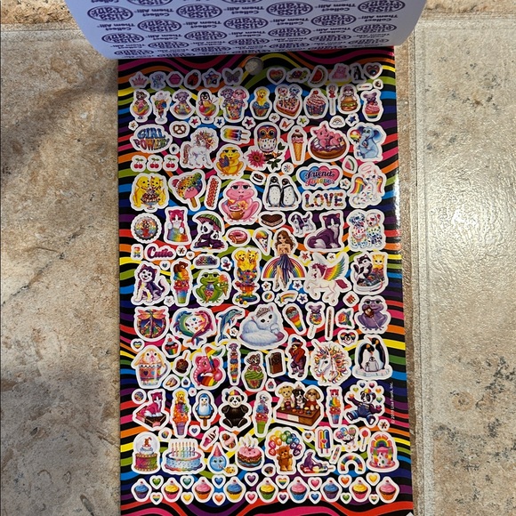 Lisa Frank Multicolor Sticker Collection - Picture 7 of 7